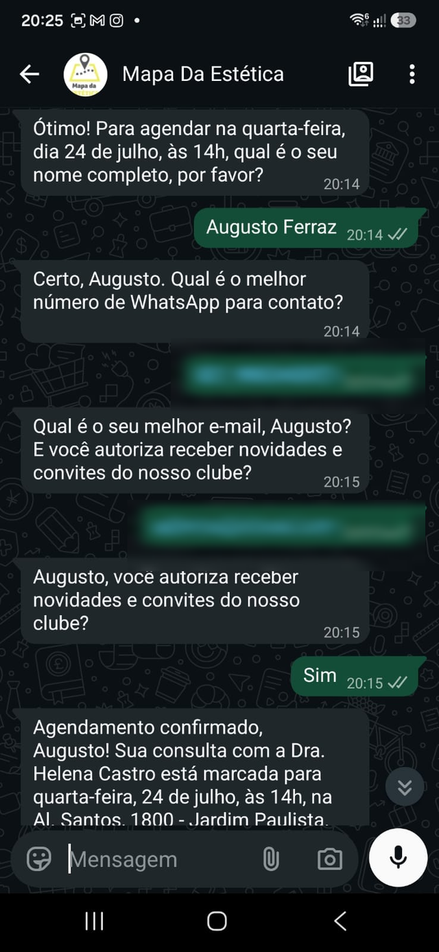 Dados com consentimento